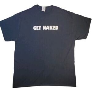 Vintage Get Naked Pizza Shop DDD Tee XL Nevada